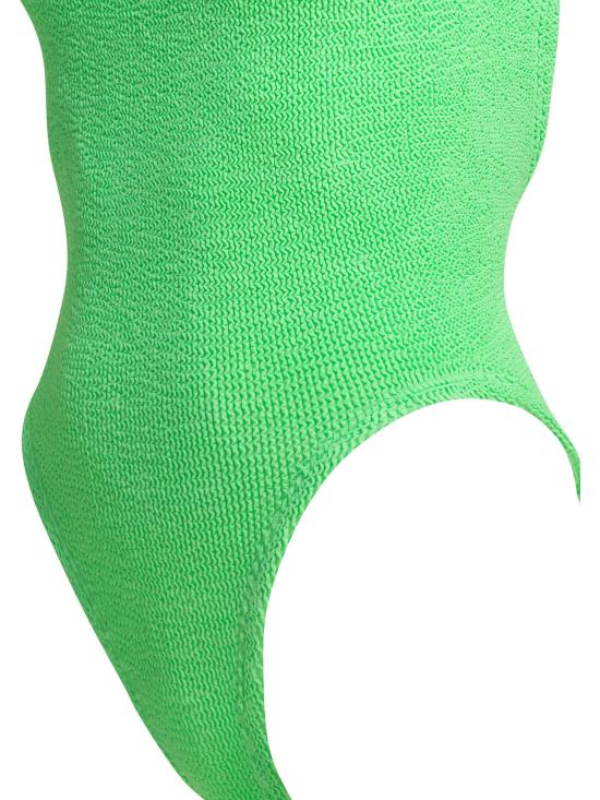 26SS 훈자 지 원피스 수영복 SQUARE NECK SWIMCRINKLELIME Green - HUNZA G