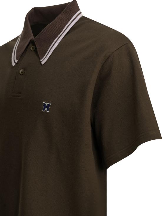 26SS 니들스 폴로 티셔츠 SX442C Brown - NEEDLES