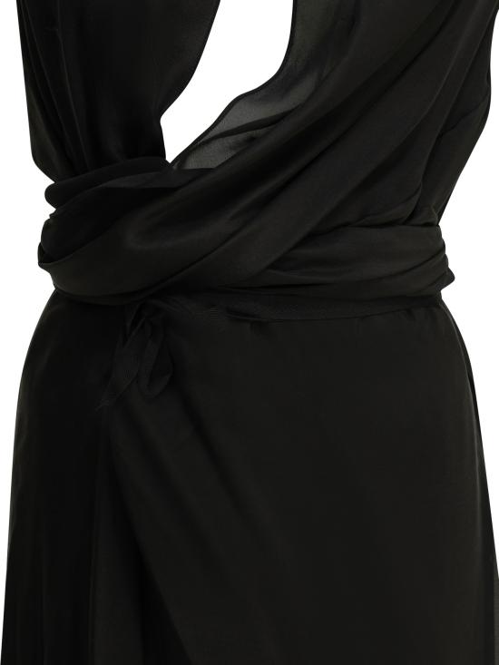 26SS 마르지엘라 롱 원피스 S29DD0066M35850900 Black - MAISON MARGIELA