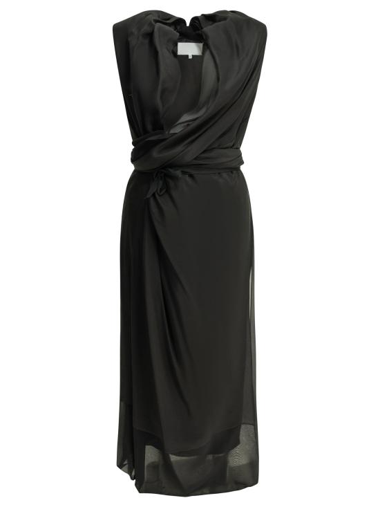 26SS 마르지엘라 롱 원피스 S29DD0066M35850900 Black