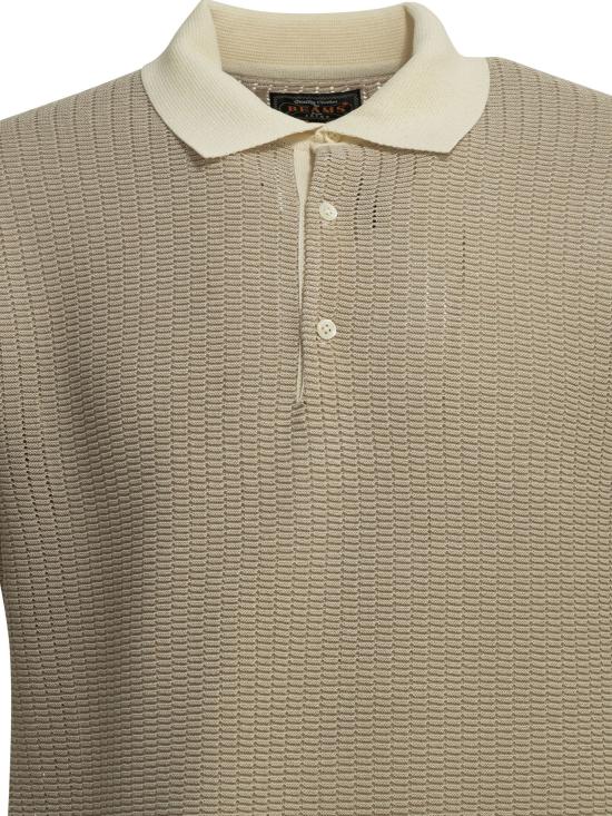 26SS 빔스 폴로 티셔츠 3802003915605 Beige - BEAMS