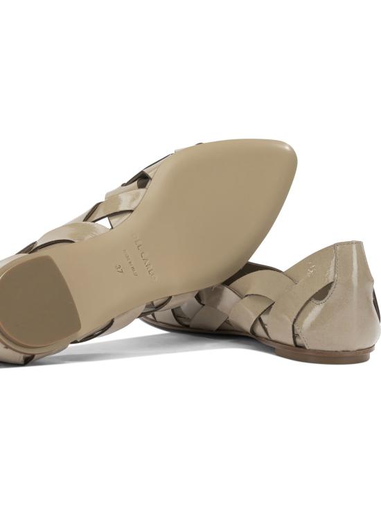 26SS 델 칼로 플랫 슈즈 12101LISIVETRO GRANO Beige - DEL CARLO