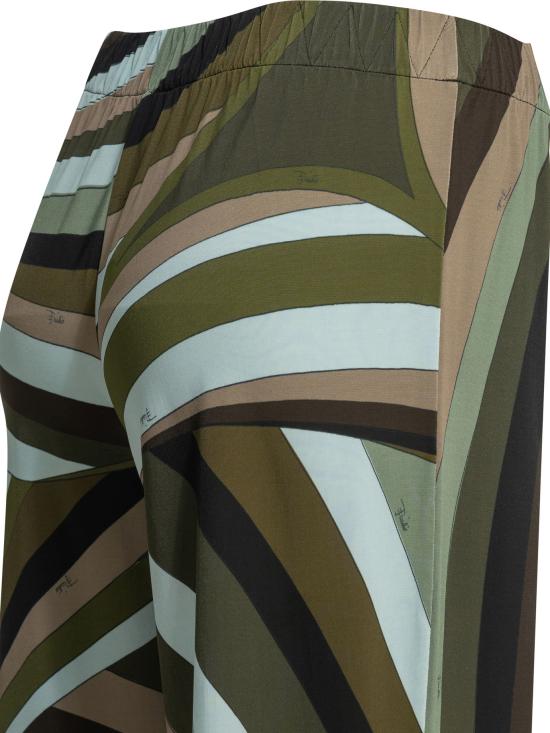 26SS 푸찌 스트레이트 팬츠 6HJT306H757008 Green - PUCCI