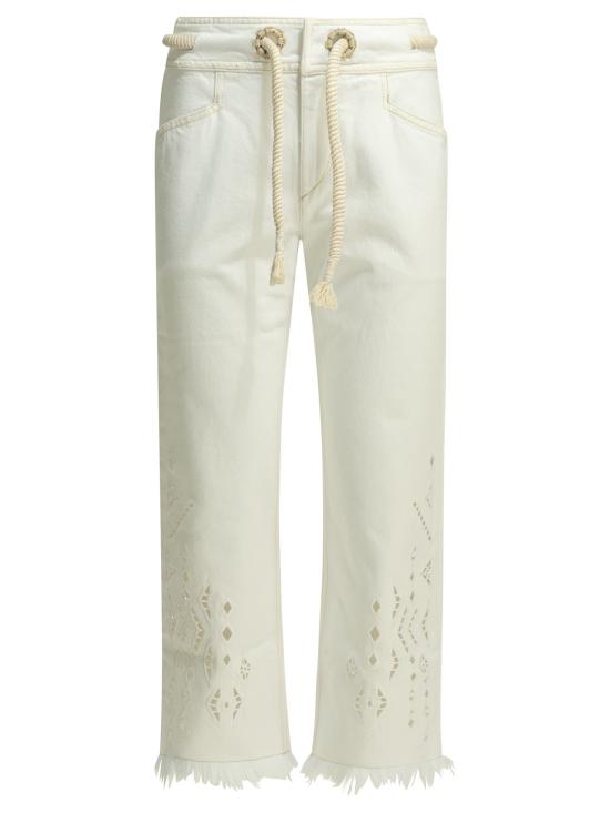 26SS 이자벨마랑 데님 팬츠 26EPA0694FAD2H01I20WH White