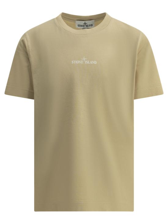26SS [키즈] 스톤 아일랜드 티셔츠 2100009S0377V0090 Beige