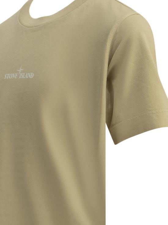 26SS [키즈] 스톤 아일랜드 티셔츠 2100009S0377V0090 Beige - STONE ISLAND