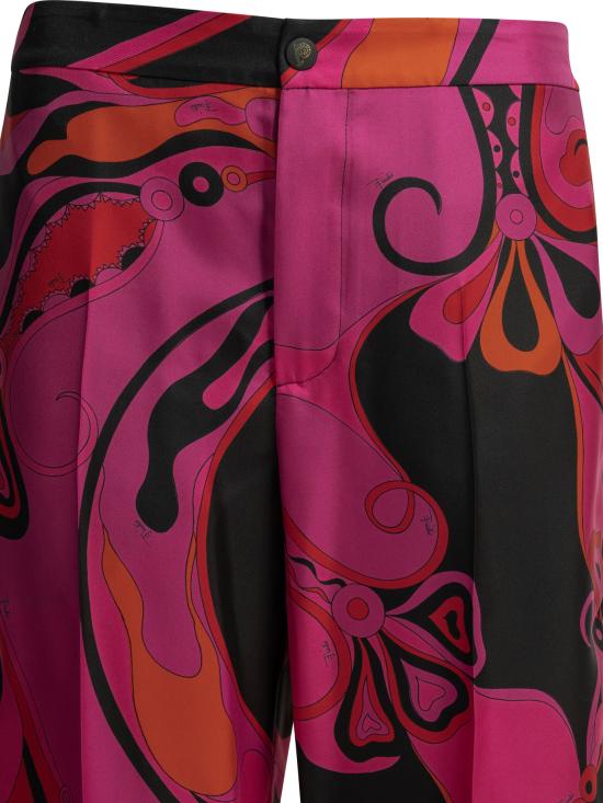 26SS 푸찌 스트레이트 팬츠 6HRT106H731026 Fuchsia - PUCCI