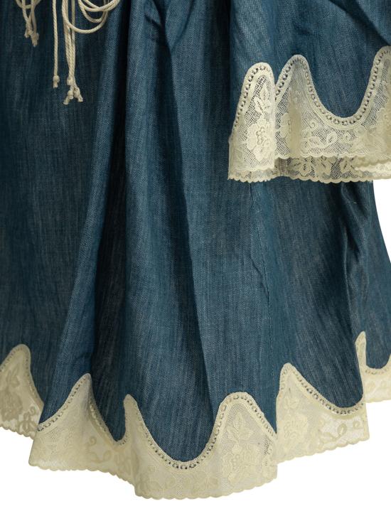26SS 짐머만 미디 원피스 5624DRS261RAILWAY BLUE Blue - ZIMMERMANN