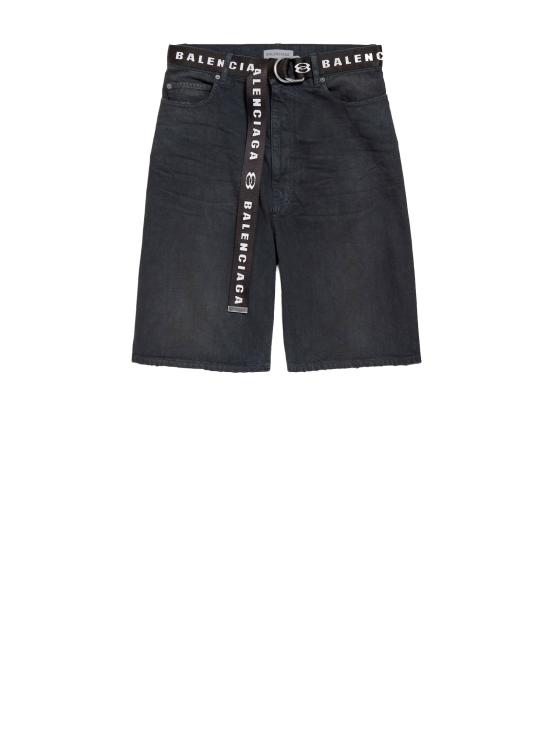 26SS 발렌시아가 숏팬츠 871361 TQW562279 DARK BROWN BLACK