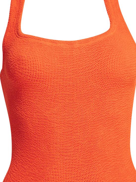 26SS 훈자 지 원피스 수영복 SQUARE NECK SWIMCRINKLEORANGE Orange - HUNZA G