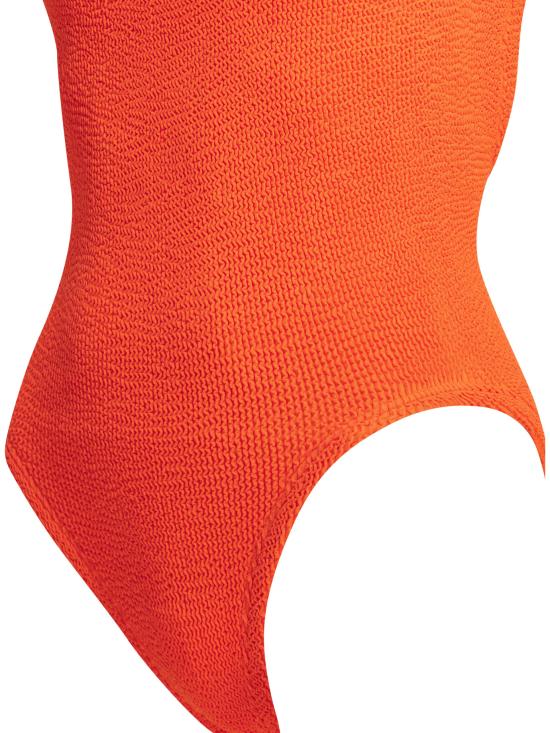 26SS 훈자 지 원피스 수영복 SQUARE NECK SWIMCRINKLEORANGE Orange - HUNZA G