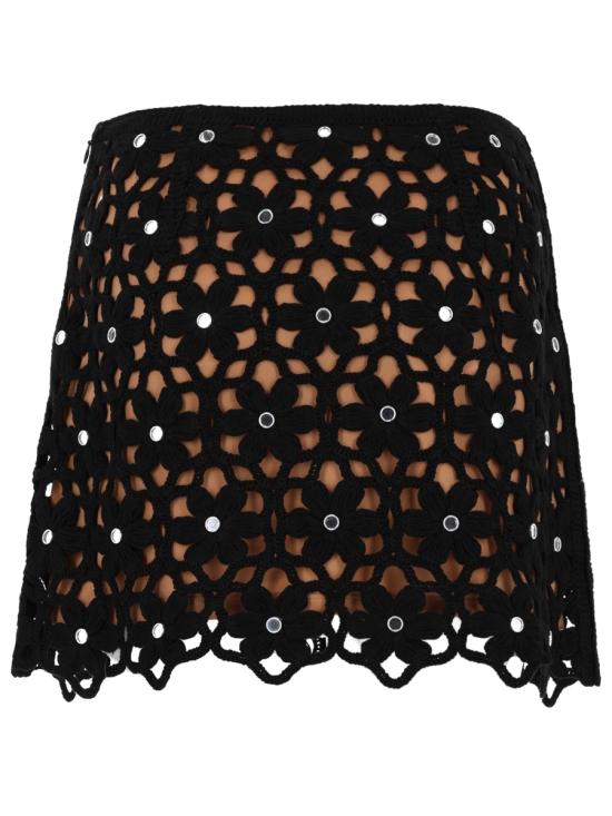 26SS 마이클 코어스 미디 스커트 MS670M4KNE001 BLACK Black - MICHAEL KORS