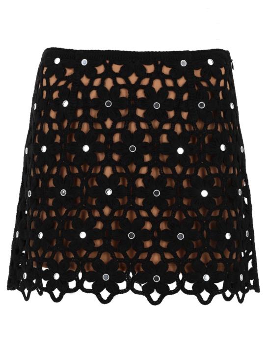 26SS 마이클 코어스 미디 스커트 MS670M4KNE001 BLACK Black