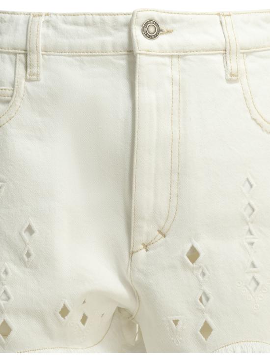 26SS 이자벨마랑 숏팬츠 26ESH0300FAD2H01I20WH White - ISABEL MARANT