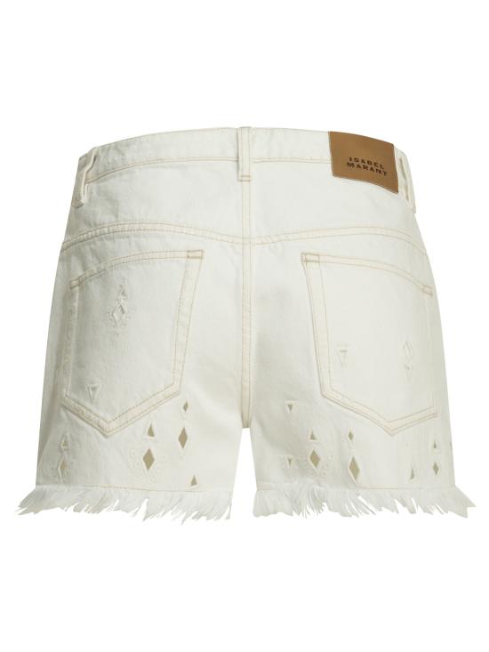 26SS 이자벨마랑 숏팬츠 26ESH0300FAD2H01I20WH White - ISABEL MARANT