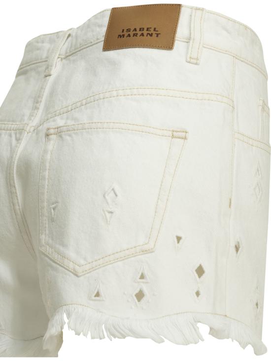26SS 이자벨마랑 숏팬츠 26ESH0300FAD2H01I20WH White - ISABEL MARANT