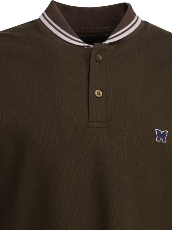 26SS 니들스 폴로 티셔츠 SX441C Brown - NEEDLES