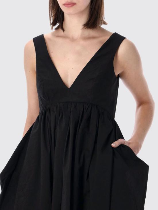 26SS 로에 롱 원피스 41933167 001 Black - ROHE