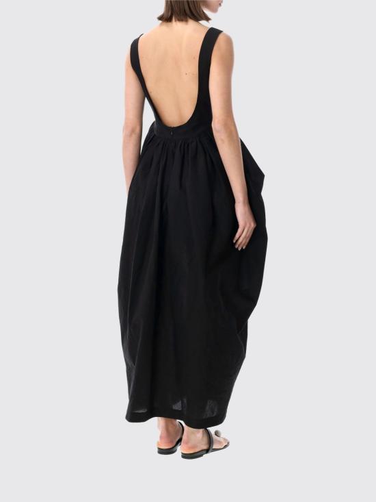26SS 로에 롱 원피스 41933167 001 Black - ROHE