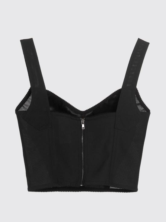 26SS 돌체앤가바나 민소매 티셔츠 F7T19TG9798 N0000 Black - DOLCE & GABBANA