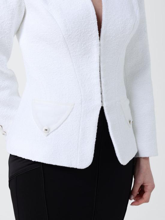 26SS 엘리자베타프랜치 자켓 GI20962E2 360 Ivory - ELISABETTA FRANCHI