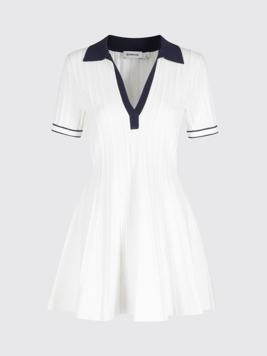 26SS 심카이 롱 원피스 2261229K IVORY MULTI White - SIMKHAI