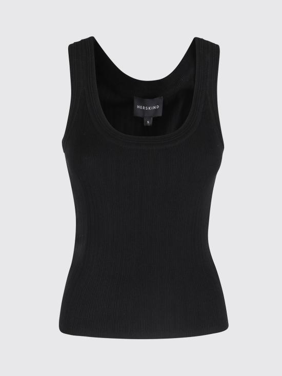 26SS 비르기테 허스카인드 민소매 티셔츠 5938106 001 Black - BIRGITTE HERSKIND
