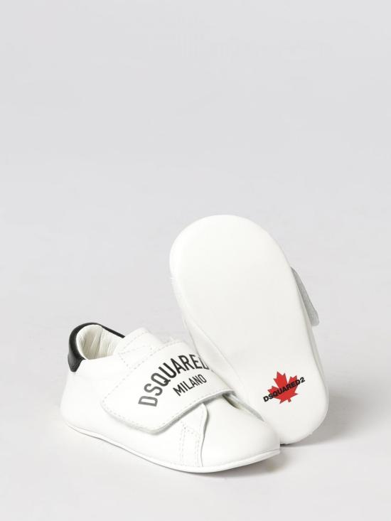 26SS [키즈] 디스퀘어드2 슈즈 82601 01 White - DSQUARED2