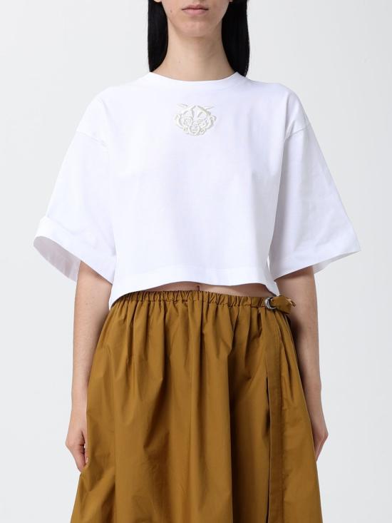 26SS 핑코 반팔 티셔츠 106814A3AM Z04 White