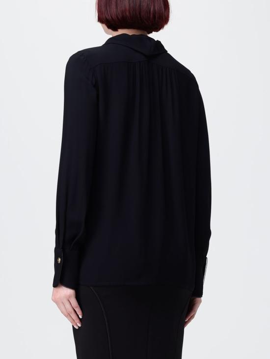 26SS 엘리자베타프랜치 블라우스 CA14661E2 110 Black - ELISABETTA FRANCHI