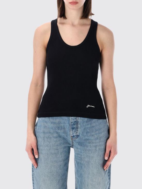 26SS 가니 반팔 티셔츠 A1050166 099 Black