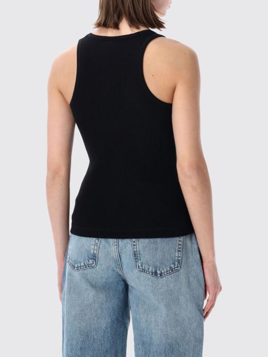 26SS 가니 반팔 티셔츠 A1050166 099 Black - GANNI