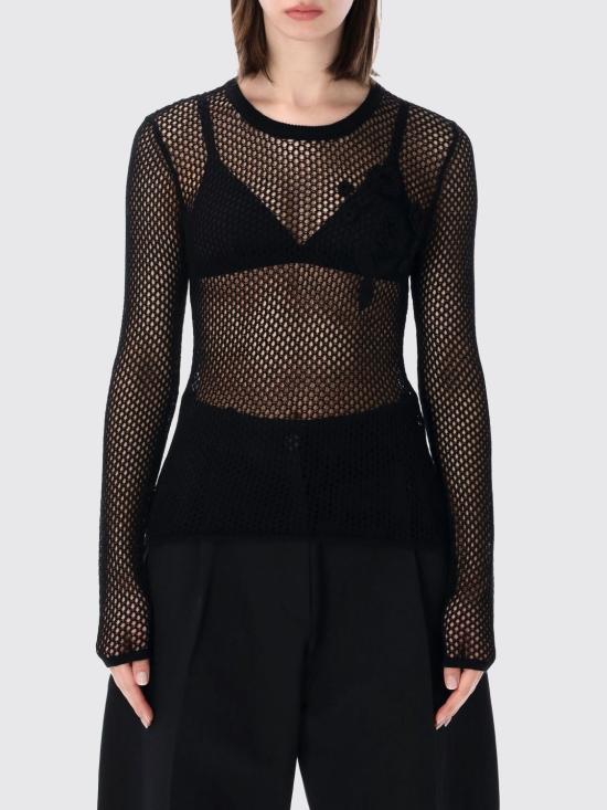 26SS 가니 긴팔 티셔츠 A1070231 099 Black