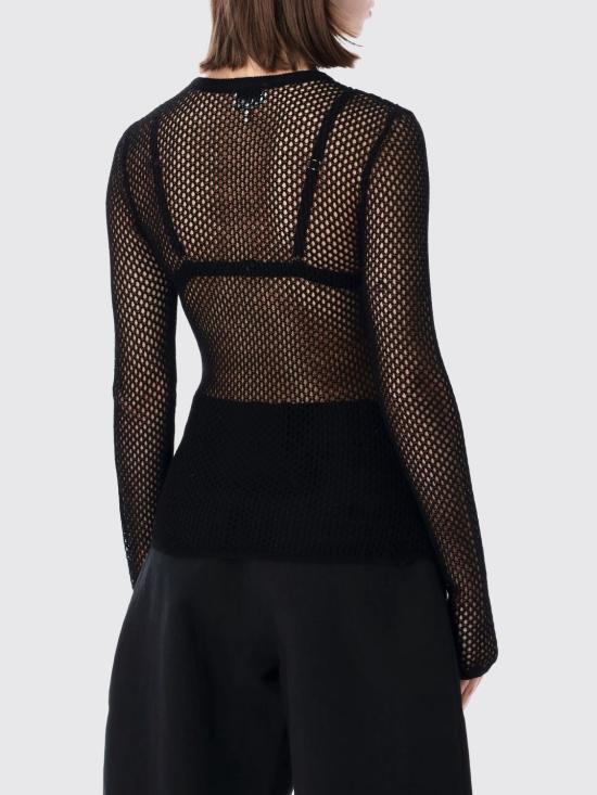 26SS 가니 긴팔 티셔츠 A1070231 099 Black - GANNI