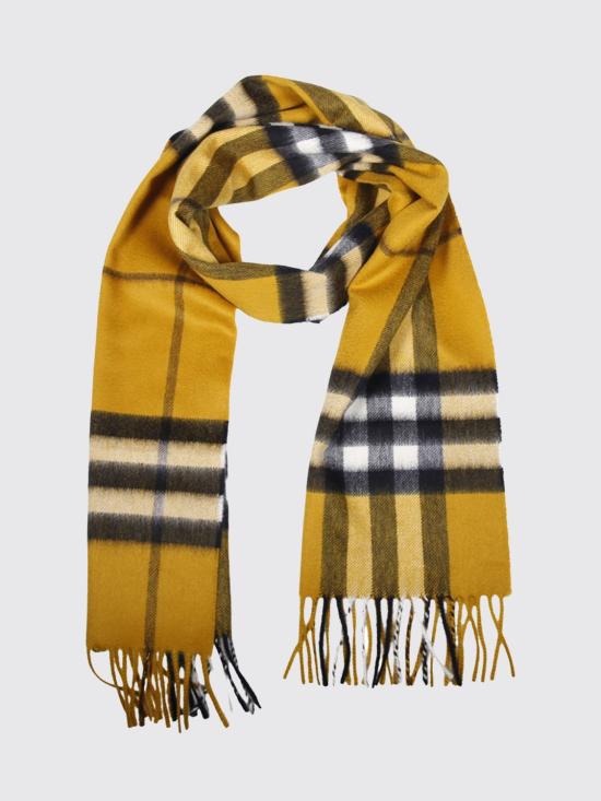 26SS 버버리 체크 캐시미어 스카프 8112714 Brown - BURBERRY