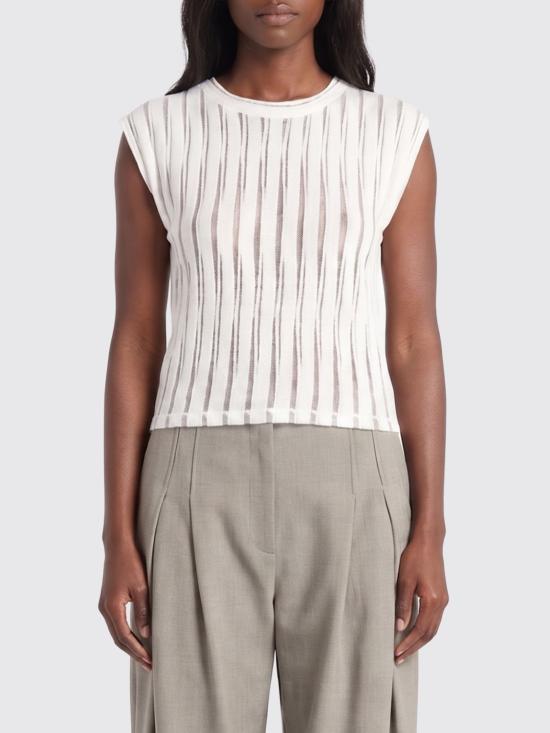 26SS 이로 민소매 티셔츠 WM19UZELIE ECR5926S Ecru