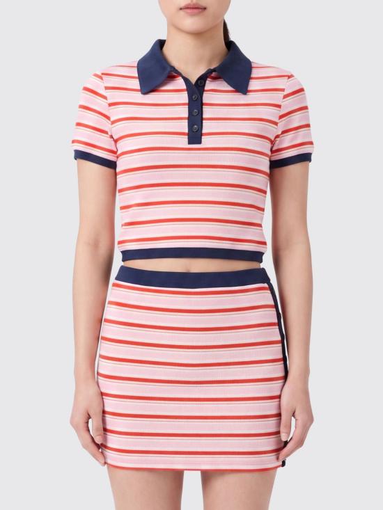 26SS 심카이 폴로 티셔츠 2262914ST TULIP STRIPE Pink