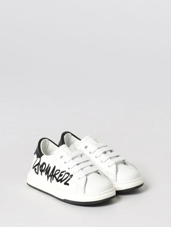 26SS [키즈] 디스퀘어드2 스니커즈 82675 02 White - DSQUARED2