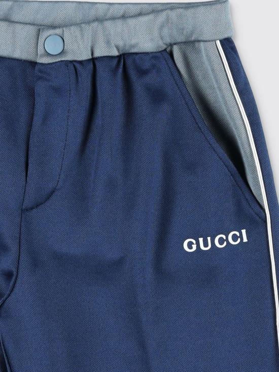 26SS [키즈] 구찌 팬츠 854387XJHNW 4088 Blue - GUCCI