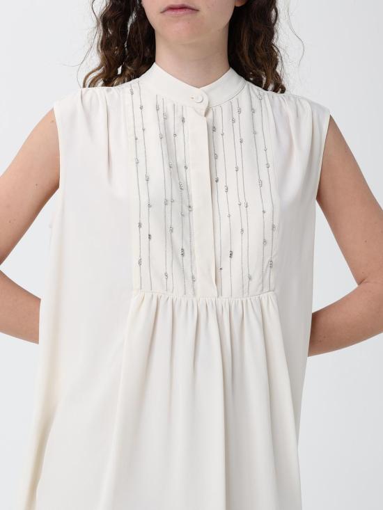 26SS 파비아나 필리피 민소매 티셔츠 TPSD276F746M124 0145 Yellow - FABIANA FILIPPI