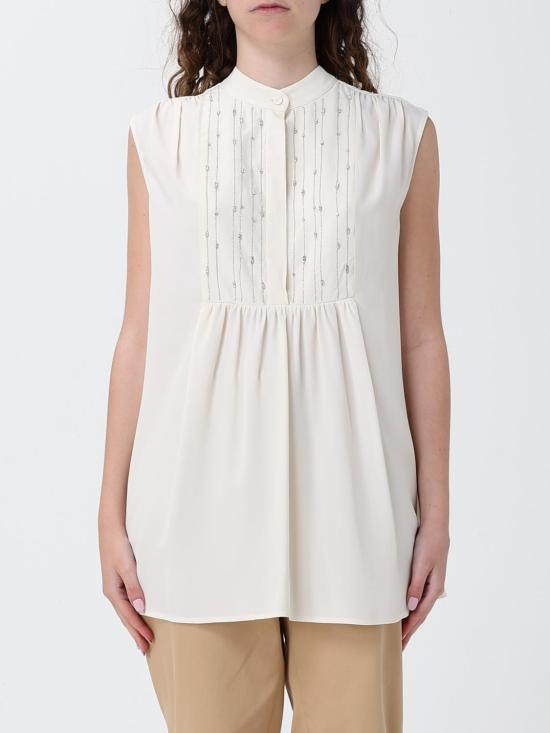 26SS 파비아나 필리피 민소매 티셔츠 TPSD276F746M124 0145 Yellow