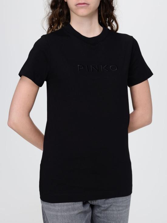 26SS 핑코 반팔 티셔츠 101752A339 Z99 Black - PINKO
