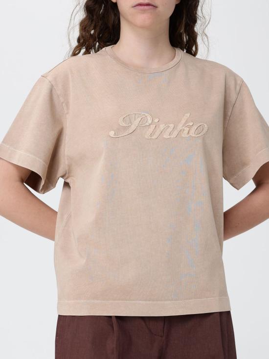 26SS 핑코 반팔 티셔츠 106575A36T C36 Beige - PINKO