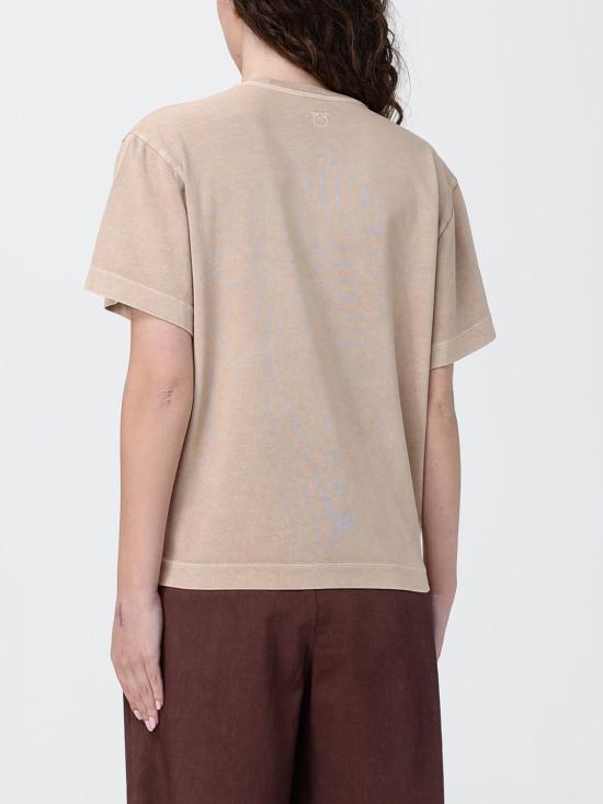 26SS 핑코 반팔 티셔츠 106575A36T C36 Beige - PINKO