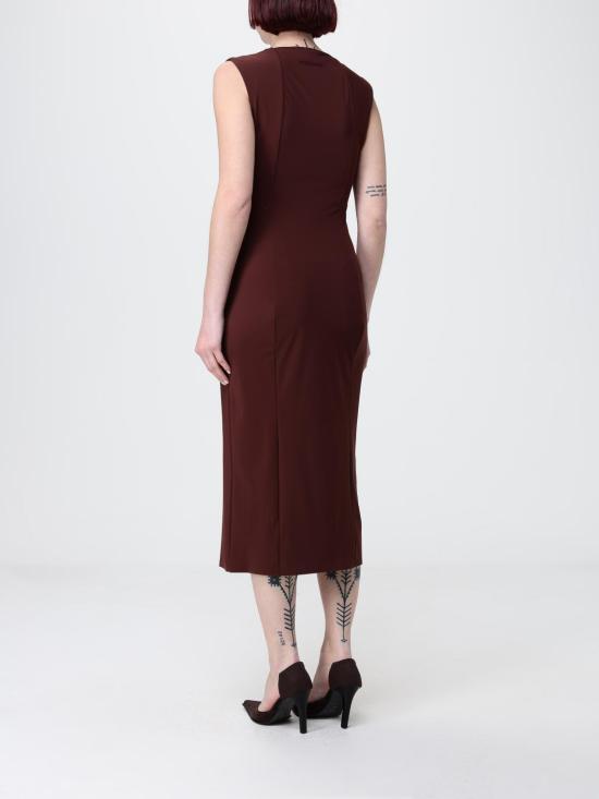 26SS 파트리지아페페 롱 원피스 2A3010JZ26 B887 Brown - PATRIZIA PEPE