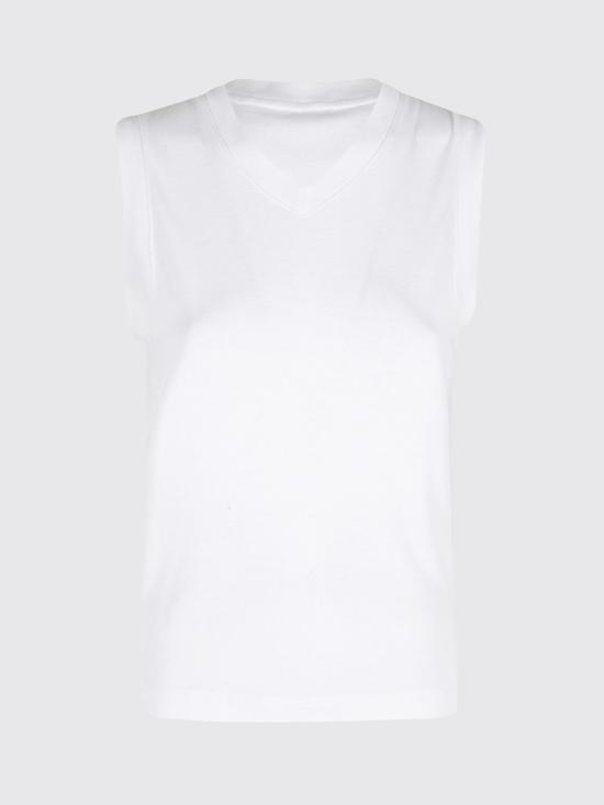 26SS 빈스 민소매 티셔츠 V172384886 137 White - VINCE