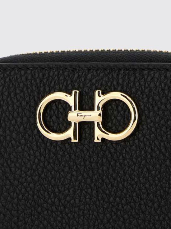 26SS 살바토레 페라가모 간치니 반지갑 220406 758664 NERO Black - SALVATORE FERRAGAMO