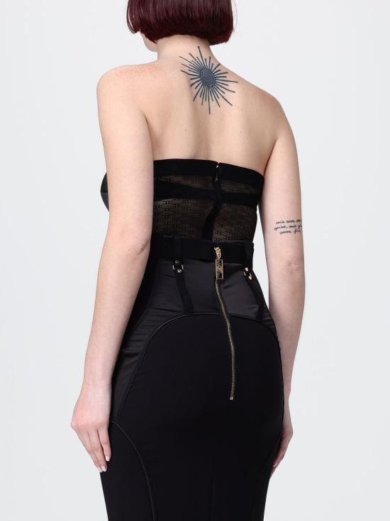 26SS 엘리자베타프랜치 민소매 티셔츠 BO02662E2 110 Black - ELISABETTA FRANCHI