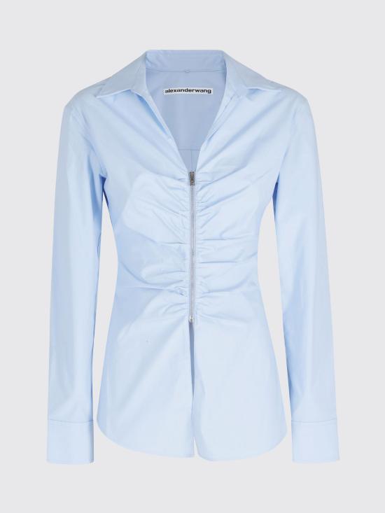 26SS 알렉산더 왕 셔츠 1WC2261304 459B Blue - ALEXANDER WANG