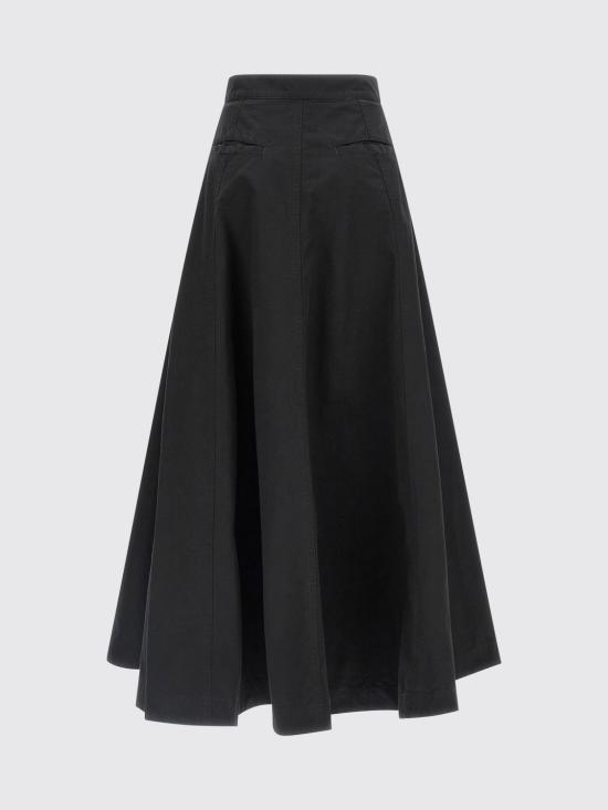 26SS 발렌시아가 고뎃 맥시 스커트 857766TQP13 1000 Black - BALENCIAGA